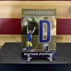 Matthew Stafford [Gold] Football Cards 2022 Panini Donruss Elite Spellbound Prices