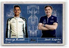 George Russell, Jost Capito #D-7 Racing Cards 2021 Topps Formula 1 Debrief Prices