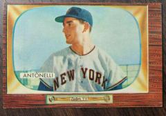 Johnny Antonelli #124 Baseball Cards 1955 Bowman Prices