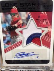 Bryson Stott [Black] #LSS-BS Baseball Cards 2022 Panini Three and Two Lone Star Signatures Prices