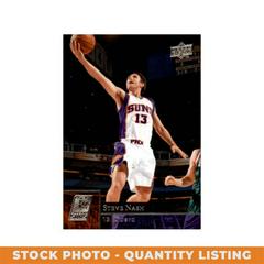 Steve Nash Basketball Cards 2009 Upper Deck Prices