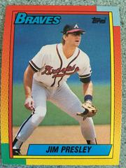 Jim Presley Baseball Cards 1990 Topps Traded Prices