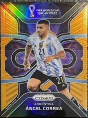 Angel Correa [Orange] Soccer Cards 2022 Panini Prizm World Cup Phenomenon Prices