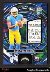 Quentin Johnston [Marble Neon] #7 Football Cards 2023 Panini Spectra Next Era Prices
