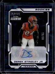 Derek Stingley Jr. [Autograph Blue] #PMR-37 Football Cards 2022 Panini Chronicles Playoff Momentum Rookies Prices