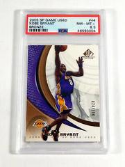Kobe Bryant [Bronze] #44 Basketball Cards 2005 SP Game Used Prices