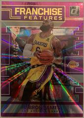 LeBron James [Purple Laser] Basketball Cards 2022 Panini Donruss Franchise Features Prices