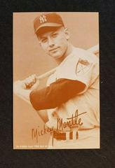 Mickey Mantle Baseball Cards 1980 Hall of Fame Exhibits Prices