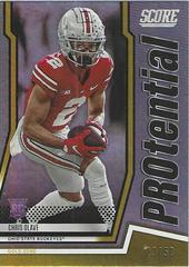 Chris Olave [Gold Zone] #P-CO Football Cards 2022 Panini Score Protential Prices