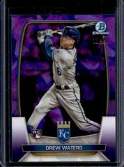 Drew Waters [Purple] #14 Baseball Cards 2023 Bowman Chrome Sapphire Prices