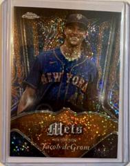 Jacob deGrom [Orange Pearl Speckle] #P-23 Baseball Cards 2022 Topps Chrome Pinstriped Prices