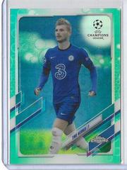 Timo Werner [Aqua Bubbles] #25 Soccer Cards 2020 Topps Chrome UEFA Champions League Prices