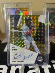 Eloy Jimenez [Gold Mosaic] Baseball Cards 2021 Panini Mosaic Autographs Prices