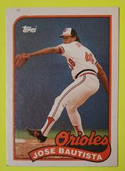 Joe Bautista #469 Baseball Cards 1989 Topps Tiffany Prices
