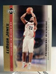 LeBron James [Gold] #3 Basketball Cards 2003 Upper Deck Phenomenal Beginning Prices