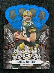 Aaron Rodgers [Blue] #36 Football Cards 2010 Panini Crown Royale Prices