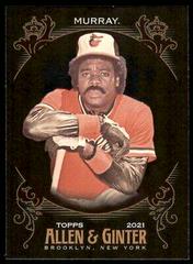Eddie Murray [Mini Black] #4 Baseball Cards 2021 Topps Allen & Ginter X Prices