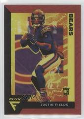 Justin Fields [Red] Football Cards 2021 Panini Chronicles Flux Rookies Prices