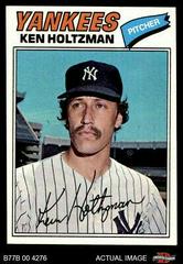 Ken Holtzman #8 Baseball Cards 1977 Burger King Yankees Prices