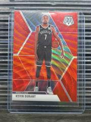 Kevin Durant [Red Wave] Basketball Cards 2019 Panini Mosaic Prices