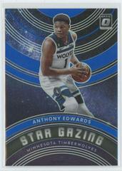 Anthony Edwards [Blue] Basketball Cards 2022 Panini Donruss Optic Star Gazing Prices