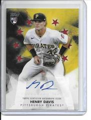 Henry Davis [Red] #BSA-HD Baseball Cards 2024 Topps Baseball Stars Autograph Prices