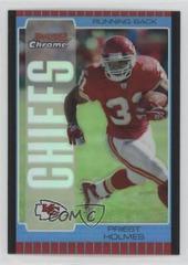 Priest Holmes [Blue Refractor] #2 Football Cards 2005 Bowman Chrome Prices