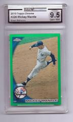 Mickey Mantle [Green Refractor] #226 Baseball Cards 2010 Topps Chrome Prices