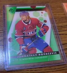 Johnathan Kovacevic [Green] Hockey Cards 2022 SP Authentic Top Rookies Prices