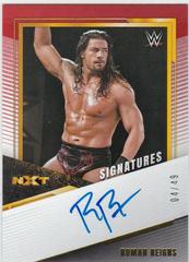 Roman Reigns [Red] Wrestling Cards 2022 Panini NXT WWE Alumni Signatures Prices