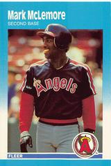 Mark McLemore Baseball Cards 1987 Fleer Update Prices