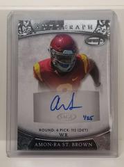Amon Ra St Brown [Silver] #ASP-113 Football Cards 2021 Sage Aspire Autographs Prices