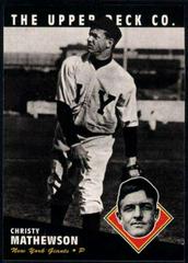 Christy Mathewson #35 Baseball Cards 1994 Upper Deck All Time Heroes Prices