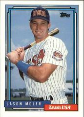Jason Moler #75T Baseball Cards 1992 Topps Traded Prices