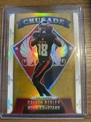 Calvin Ridley [Gold] #CR10 Football Cards 2021 Panini Rookies and Stars Crusade Prices