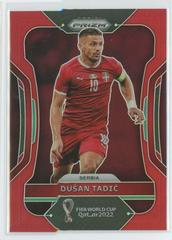 Dusan Tadic [Red] Soccer Cards 2022 Panini Prizm World Cup Prices