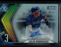 Julio Rodriguez [Refractor] #CRA-JR Baseball Cards 2022 Bowman Chrome Rookie Autographs Prices