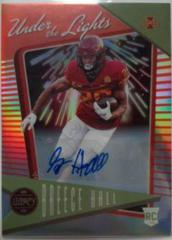 Breece Hall [Orange Autograph] Football Cards 2022 Panini Legacy Under The Lights Prices