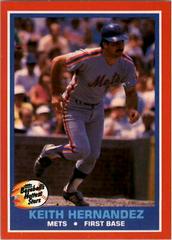 Keith Hernandez #21 Baseball Cards 1987 Fleer Hottest Stars Prices