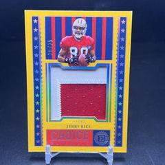 Jerry Rice [Gold] #CHM-12 Football Cards 2022 Panini Encased Choice Materials Prices