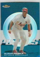 Albert Pujols [Blue Refractor] #5 Baseball Cards 2005 Finest Prices