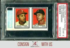 Ruben Amaro [Carl Yastrzemski] Baseball Cards 1962 Topps Stamp Panels Prices