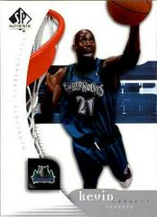Kevin Garnett Basketball Cards 2005 SP Authentic Prices
