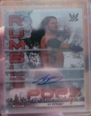 AJ Styles [Autograph] #RP-5 Wrestling Cards 2021 Topps Finest WWE Rumble Pops Prices