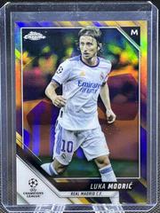 Luka Modric [Purple & Gold Starball Refractor] Soccer Cards 2021 Topps Chrome UEFA Champions League Prices