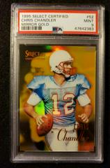 Chris Chandler [Mirror Gold] #52 Football Cards 1995 Panini Select Certified Prices