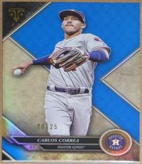 Carlos Correa [Sapphire] #14 Baseball Cards 2017 Topps Triple Threads Prices