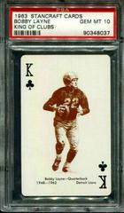 Bobby Layne [King of Clubs] Football Cards 1963 Stancraft Playing Cards Prices