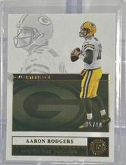 Aaron Rodgers [Gold] #34 Football Cards 2021 Panini Encased Prices