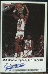 Scottie Pippen Ball in Basket Blank Back Basketball Cards 1988 Entenmann's Bulls Prices